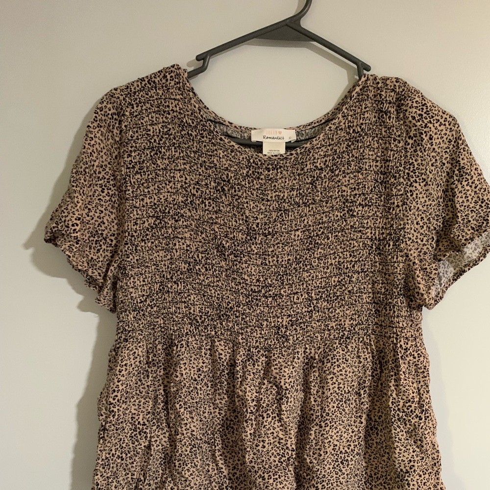 Cheetah blouse